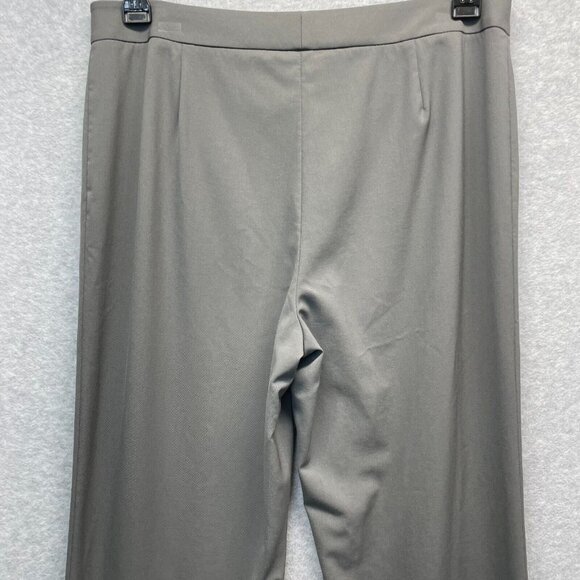 Lafayette 148‎ Stretch Wool Pants Womens 10 Gray Trousers Straight Leg - Picture 5 of 13